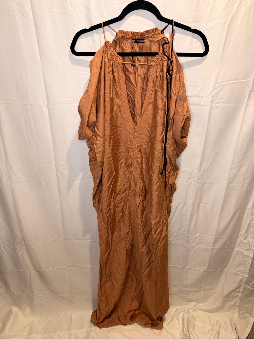 Zara Rust Brown Caftan style dress